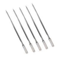5x Espeto Espada Inox 60cm Cabo Revestido Alumínio Churrasc 5x Espeto Espada Inox 60cm Cabo Revestido Alumínio Churrasc