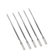 5x Espeto Espada Inox 80cm Lâmina 2mm Espessura Não Enverg 5x Espeto Espada Inox 80cm Lâmina 2mm Espessura Não Enverg