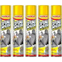 5x Espuma Limpadora Luxcar 400ml Limpa Estofados Automotivo 5x Espuma Limpadora Luxcar 400ml Limpa Estofados Automotivo