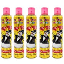 5x Espumas De Carnaval 400ml Festa Especial Diversão Espuminha Spray