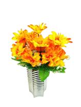 5x Flor Nenúfar Artificial Com 30 Flores Cores Diversas