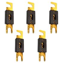 5x Fusíveis Cartucho Tipo Faca Modelo Anl Ouro Banhado Energia Solar Fuzivel Lâmina Grande Technoise 5x Fusíveis Cartucho Tipo Faca Modelo Anl Ouro Banhado Energia Solar Fuzivel Lâmina Grande Technoise