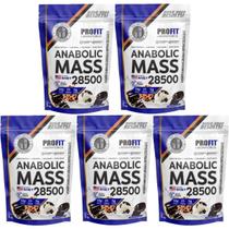 5x Hipercalórico Anabolic Mass 3Kg Profit Cookies And Cream