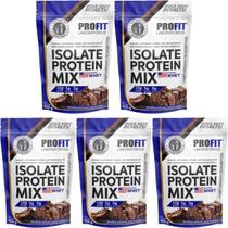 5x Isolate Protein Mix Profit 900g Brownie De Chocolate