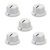 5x Knob com Parafuso Padrão MXR - MF-B00 - Branco