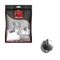 5X Knob Redondo Para Pedal Com Parafuso - Akn-1900 Branco