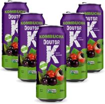 5x Kombucha Guaraná e Açaí 350ml Doutor K