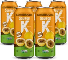 5x Kombucha Maracujá 350ml Doutor K 5x Kombucha Maracujá 350ml Doutor K