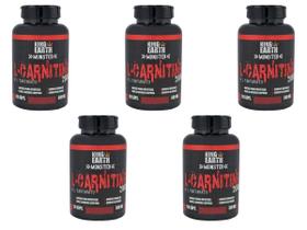 5x L-Carnitina + L Tartarato 100% Pura 120 Cápsulas 500mg