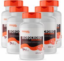 5x Laranja Moro, Manganês e Picolinato de Cromo 60 Caps de 600mg Promel