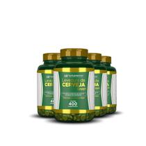 5X Levedura De Cerveja Green Hf Suplementos 400 Comp