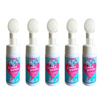 5x Limpa Patas em Espuma para Cachorro Pump Dog Gato Patinha