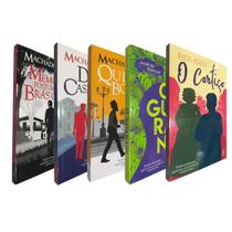 5X Livros Físicos Clássicos Brasileiros Dom Casmurro Quincas Borba O Guarani O Cortiço Memórias Póstumas de Brás Cubas - Ciranda Cultural