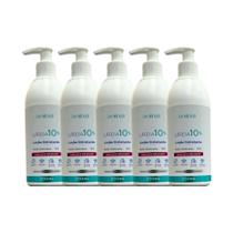 5x Loção de Uréia 10% (com Aloe Vera, Manteiga de Cacau e Karitê) - 300ml - Dorah Beauty & Wellness