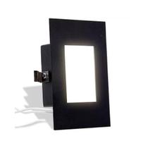 5x Luminária Balizador Embutido Parede Escada P/ Cx 4x2 - Preto 5x Luminária Balizador Embutido Parede Escada P/ Cx 4x2 - Preto