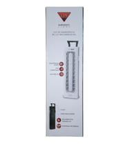 5x Luminária Luz de Emergência Led 3w Recarregável Potente