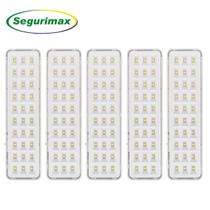 5x Luz emergencia recarregável 30 LEDs alto brilho Segurimax
