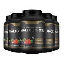 5x MALTO FORCE MALTODEXTRINA C/ VITAMINA C 1KG HF SUPLEMENTS