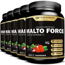 5x MALTO FORCE MALTODEXTRINA C/ VITAMINA C 1KG HF SUPLEMENTS