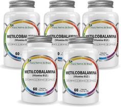 5x Metilcobalamina Vitamina B12 60 Caps de 500mg Flora Nativa do Brasil 5x Metilcobalamina Vitamina B12 60 Caps de 500mg Flora Nativa do Brasil