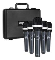 5X Microfone Com Fio Profissional Sk-Md5 Karaokê Igreja Bar 5X Microfone Com Fio Profissional Sk-Md5 Karaokê Igreja Bar