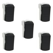 5x Modulo Interrupt Miluz Simples Grafite S3b72011 Schneider