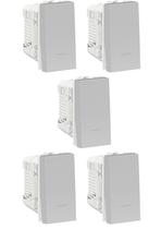 5x Modulo Interruptor Simples Aluminio Orion S70110174