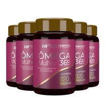 5x omega 3 6 9 mulher 120caps hf suplementos