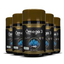 5x omega 3 premium concentrado 60caps hf suplementos