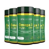 5x Omega 3 Puro Oleo De Peixe 1000mg 120cps Epa 540 Dha 360