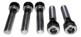 5x Parafuso Sextavado Interno Allen Din 912 M10x45 Inox A2