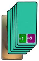 5x Pelicula Ceramica 9d Proteção Curva Para Galaxy S25 Ultra