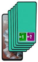 5x Pelicula Ceramica 9d Proteção Curva Para Moto G35