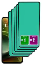 5x Pelicula Ceramica 9d Proteção Curva Para Moto G75