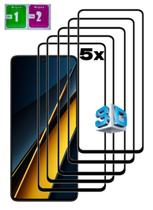 5x Pelicula Vidro 3d 5d Temperado Para Redmi Poco X6 Pro 5g