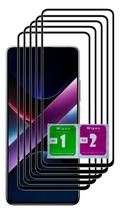5x Pelicula Vidro 3d Proteção Temperad Para Poco X7 Pro 5g