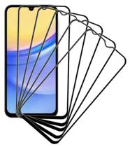 5x Película Vidro Temperado 3d Proteção Para Galaxy A15 M15 - Mustangshop