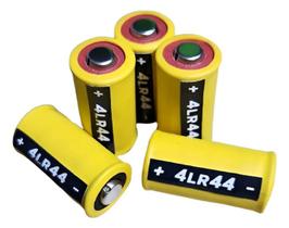 5x Pilha Bateria 6v 4lr44 Coleira Eletronica Cerca Eletrica Controle Remoto Arduino