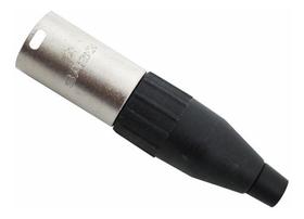 5x Plugs Xlr Macho De Linha Profissional Sa2x Santo Angelo