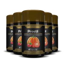 5x PROSTIL OLEO SEMENTE DE ABOBORA 30CAPS HF SUPLEMENTOS