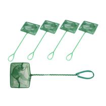 5x Rede Redinha N 3 Aquarios 7,5x07x31cm Verde Betta Lago