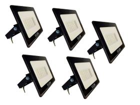 5x Refletores de Led 10W Projetor 6500K IP65 Holofote Branco 5x Refletores de Led 10W Projetor 6500K IP65 Holofote Branco