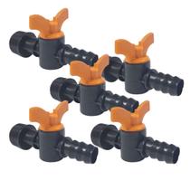 5X Registro Irrigação Jardim (Pino 18mm X Rosca 3/4) JAPI 5X Registro Irrigação Jardim (Pino 18mm X Rosca 3/4) JAPI