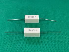 5x Resistor de Porcelana 33r 5w 5%