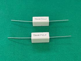 5x Resistor de Porcelana 47r 5w 5%