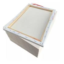5X Tela Chassis Simples 30x40 Cm para Pintura Grampeada