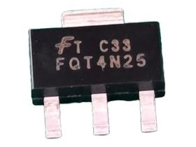 5x Transistor Fqt4n25 Mosfet N 0,83amp 250v Smd Sot223