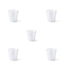 5X Vaso Pote para Orquídea (0,750L) Transparente NUTRIPLAN