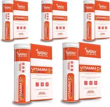 5x Vitamim C+ Vitamina C 10 Comprimidos Efervercentes Nataly