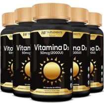 5x vitamina d3 2000ui 30caps premium hf suplements